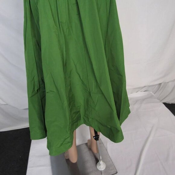 NEW BITTE KAI RAND Womens Cotton Blend Full Maxi Skirt Size M Kelly Green - Picture 7 of 7